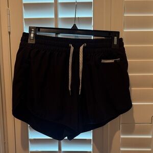 Vuori Black Women's Athletic Shorts